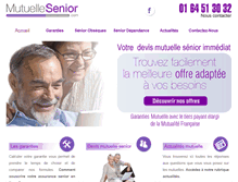 Tablet Screenshot of mutuelle-senior.com